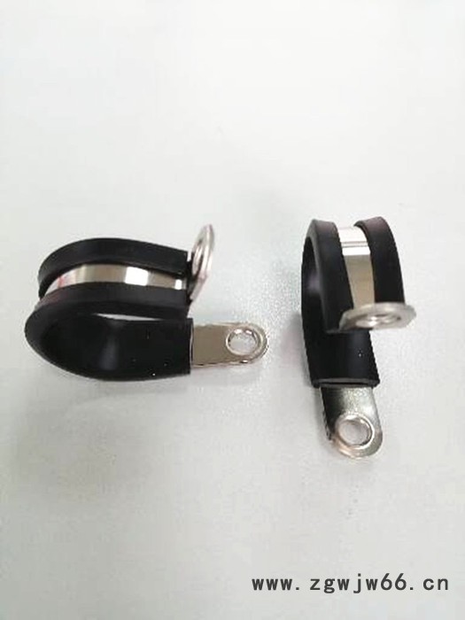 北京易科橡胶管夹 不锈钢R型管夹  线卡 骑马卡图3