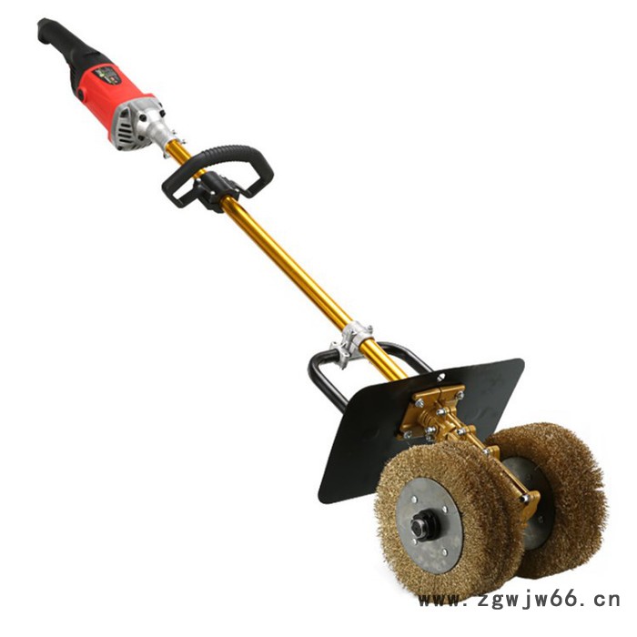 电动钢板彩钢瓦除锈机 手持式滚筒除锈机 手提电动除锈机1800W图2
