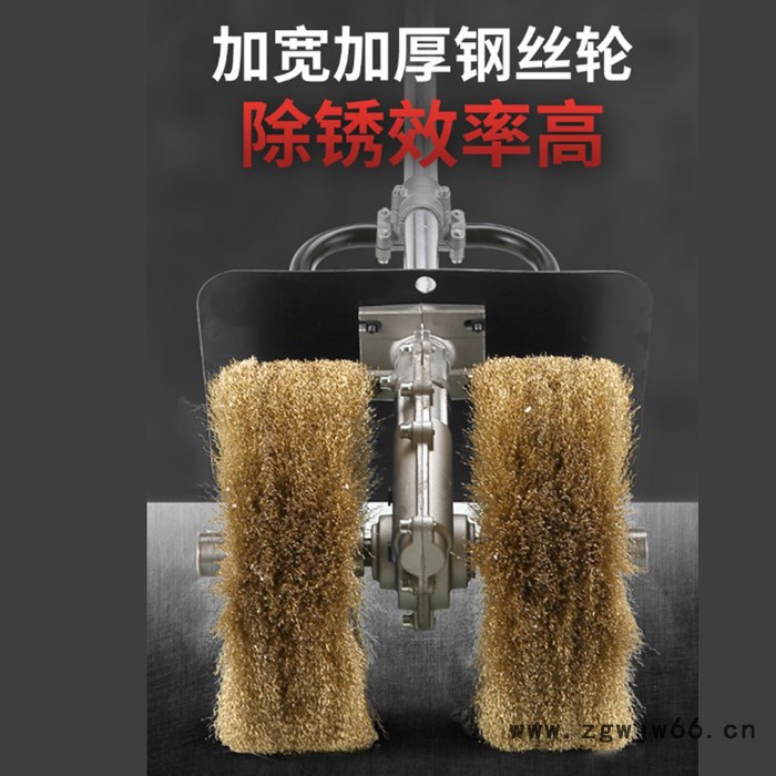 电动钢板彩钢瓦除锈机 手持式滚筒除锈机 手提电动除锈机1800W图3