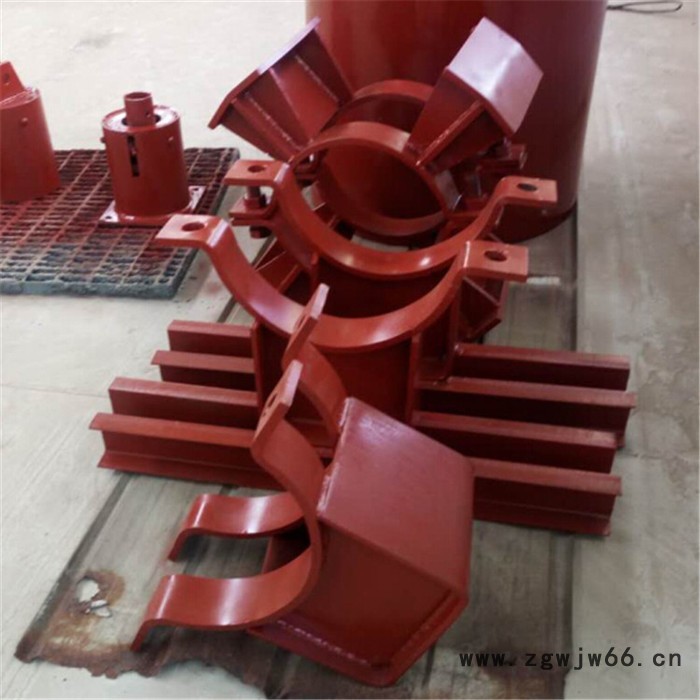 齐鑫D6 管夹横担 焊接横担 管卡横担 管道管夹横担 汽水管道专用 规格齐全图2