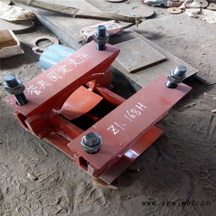 管夹固定支座Z1 焊接固定支座 管夹滑动支座 管道支座 发电厂专用 齐鑫图4