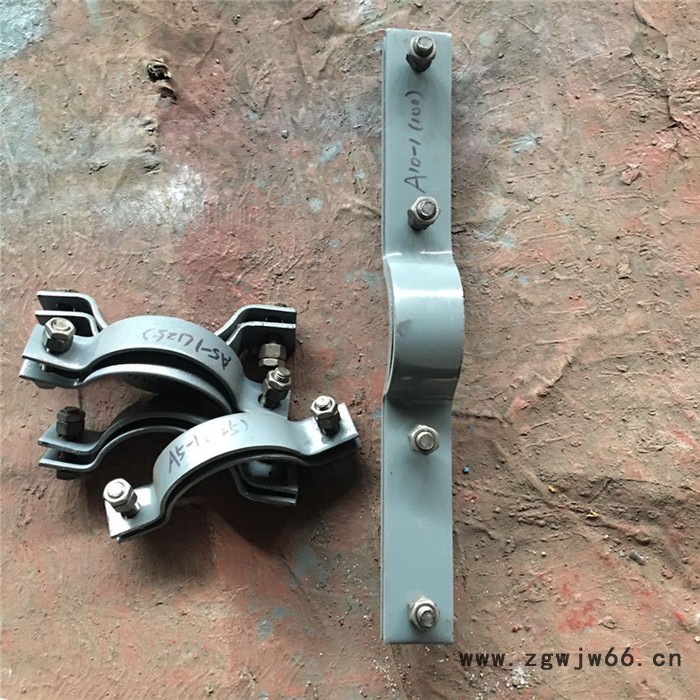 齐鑫A6 重型双螺栓管夹 基准型双螺栓管夹 导向管卡 紧固管卡 双排螺栓管夹 发电厂配件图3