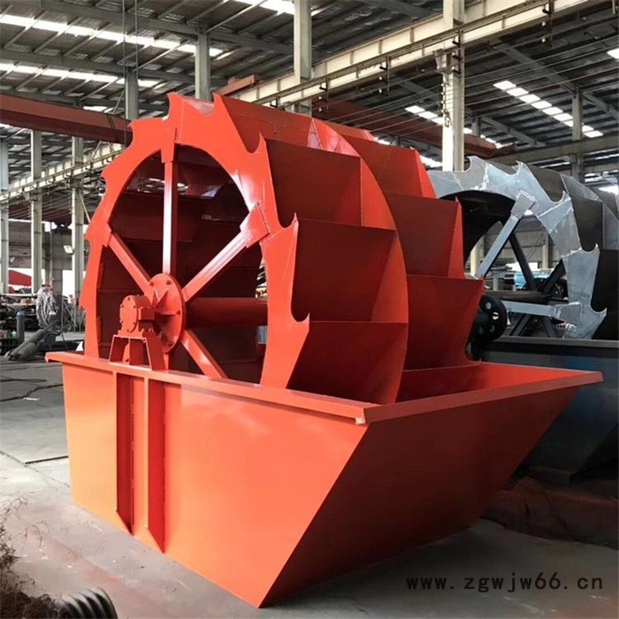 众诚供应大型轮斗洗砂机 滚筒洗砂机 滚筒叶轮螺旋洗沙机流水线厂家 量大从优图2