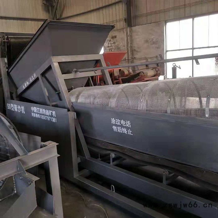 厂家选矿滚筒式筛沙机 沙场大型筛沙机 高产量猪笼筛厂家选矿图2