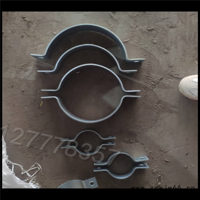 志昂现货 全弧管夹 304双孔管夹 A5基准型双螺栓管夹图4
