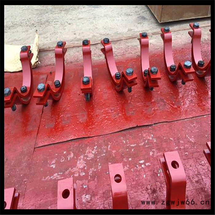 志昂现货 全弧管夹 304双孔管夹 A5基准型双螺栓管夹图6