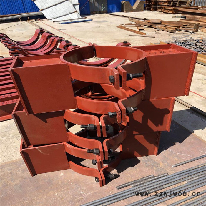 齐鑫114 单径向限位支座 管夹固定支座 夹式导向支座 发电厂配件图4