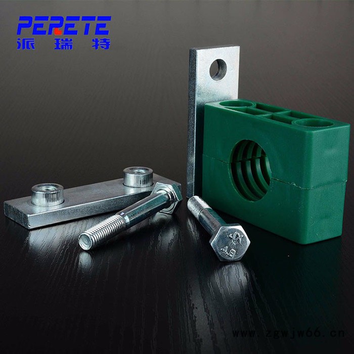 西德福标准液压管夹 外六角重型液压管夹 单孔加厚盖板塑料管夹 液压管夹图3