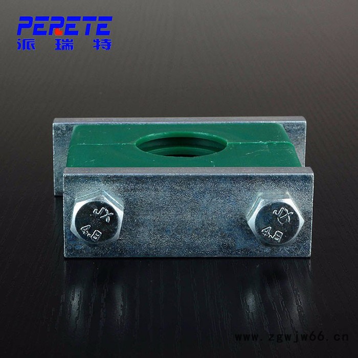 西德福标准液压管夹 外六角重型液压管夹 单孔加厚盖板塑料管夹 液压管夹图7