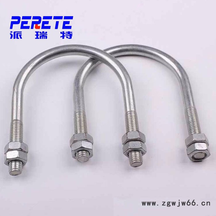 JB/ZQ 4519 船用固定U型管夹 不锈钢油管U型管夹 轻型系列管夹图3