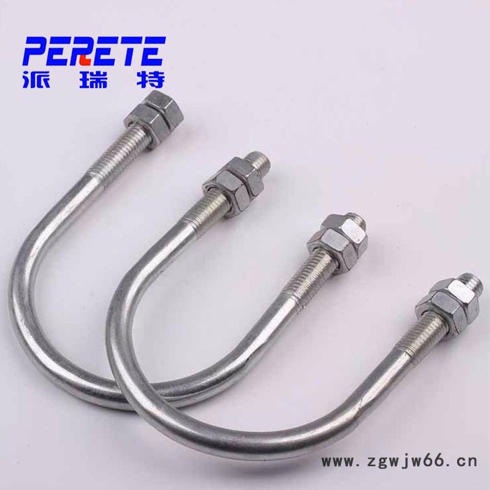 JB/ZQ 4519 船用固定U型管夹 不锈钢油管U型管夹 轻型系列管夹图2