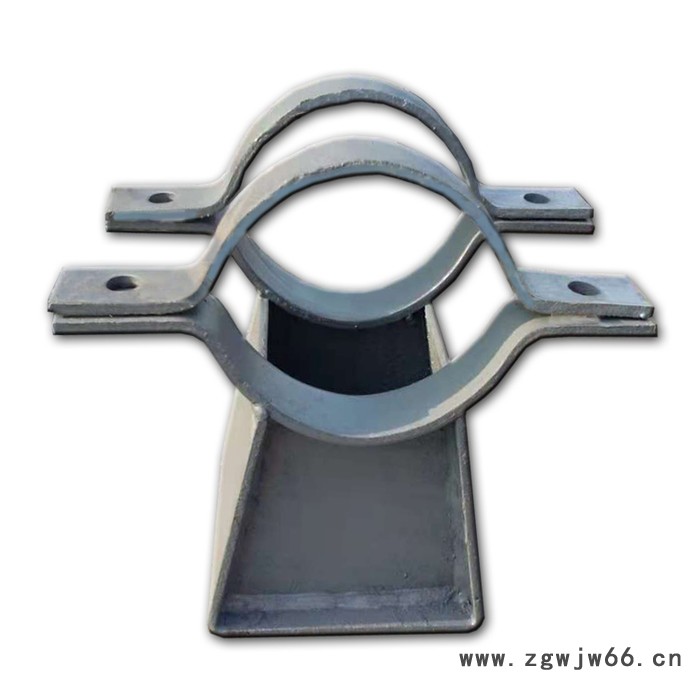 管道支座 管夹固定支座 管夹滑动支座 齐鑫图4