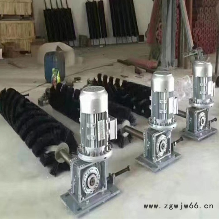 天向输送机毛刷清扫器 滚筒毛刷清扫器 皮带毛刷清扫器批发图2