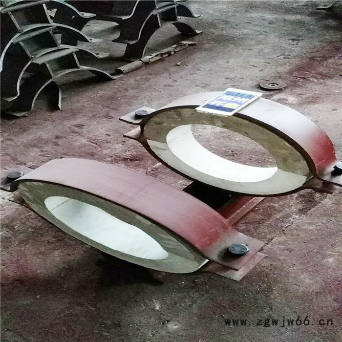 双向管夹型管托 三向管夹型管托 四向管托DN300 标准生产 大量供应图5