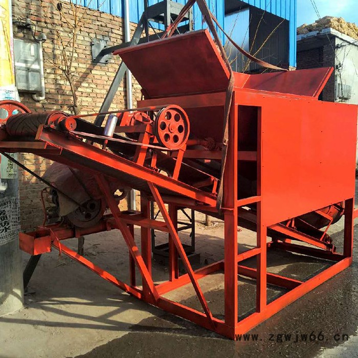 程煤自动筛沙机 电动筛沙机 电动砂石分离机 折叠滚筒式沙石分离机图6