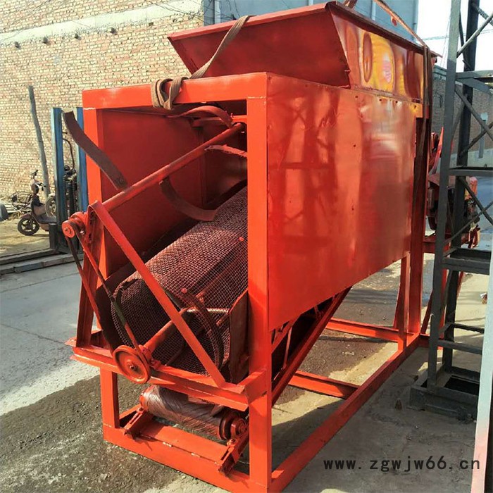 程煤自动筛沙机 电动筛沙机 电动砂石分离机 折叠滚筒式沙石分离机图8