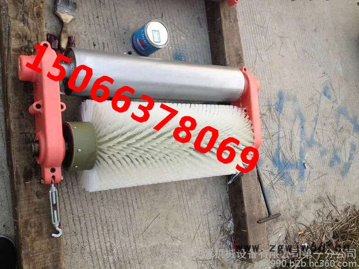 湖南**XQ-I电动尼龙毛刷清扫器 旋转式电动毛刷清扫器 矿用电动滚筒清扫器图3