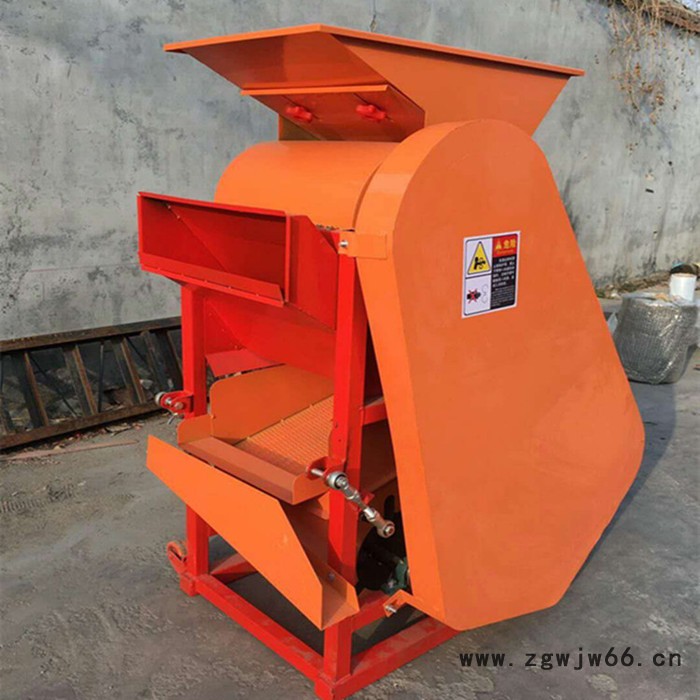 富田供应大型花生脱壳机 木滚筒花生脱壳机 双风机花生种子脱壳机图2