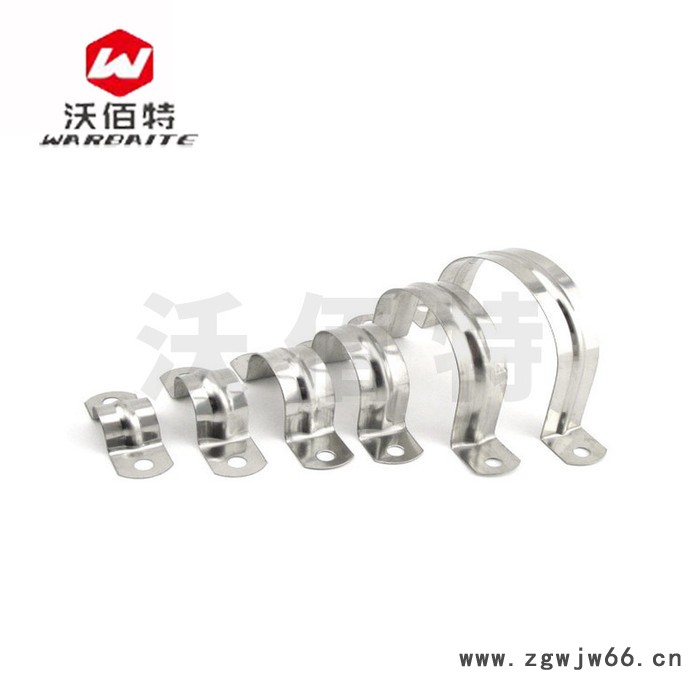 304不锈钢 管卡管夹骑马卡管支架管扣喉箍水管夹U型管卡箍抱箍马鞍图2