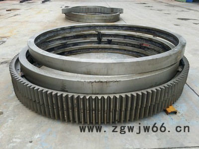 Φ1.2米滚筒烘干机齿圈 跑带 小齿轮 托轮图2