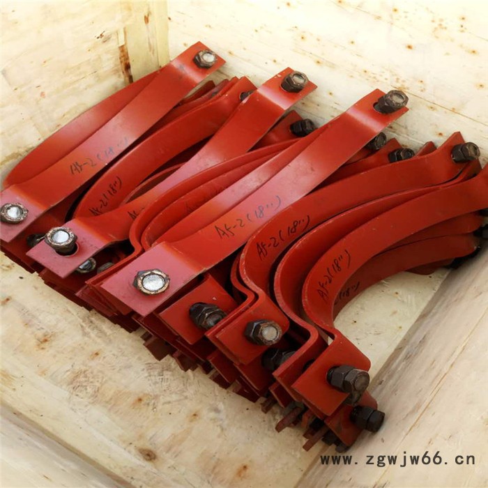 齐鑫D2 三孔短管夹  双孔短管夹  焊接单板   焊接双板  管夹横担图2
