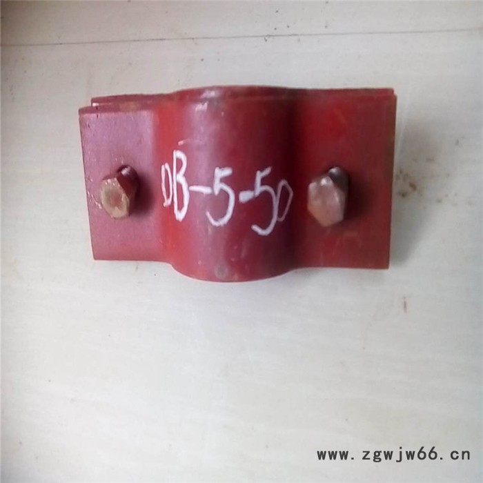 齐鑫D2 三孔短管夹  双孔短管夹  焊接单板   焊接双板  管夹横担图4