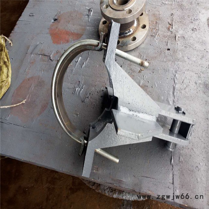 齐鑫D2 三孔短管夹  双孔短管夹  焊接单板   焊接双板  管夹横担图5