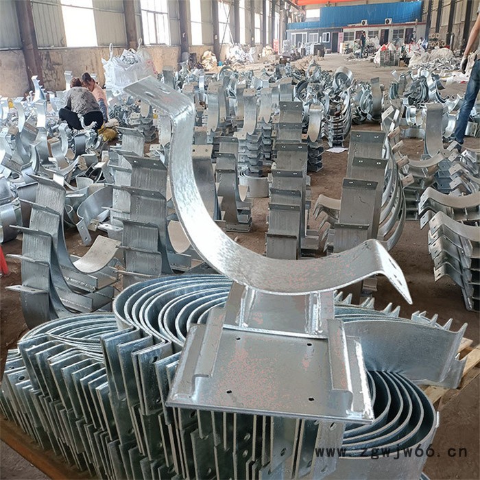 管夹固定支座 合金管夹滑动支座实体厂家 河北广拓认证负责图2