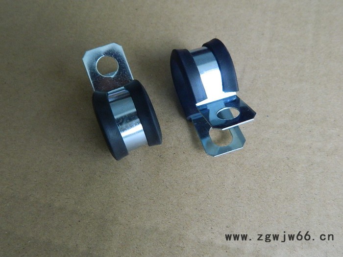 可定制 P型不锈钢油管夹 P型管夹单边管夹316包胶管夹R型固定管卡SKM波纹管线束卡图1