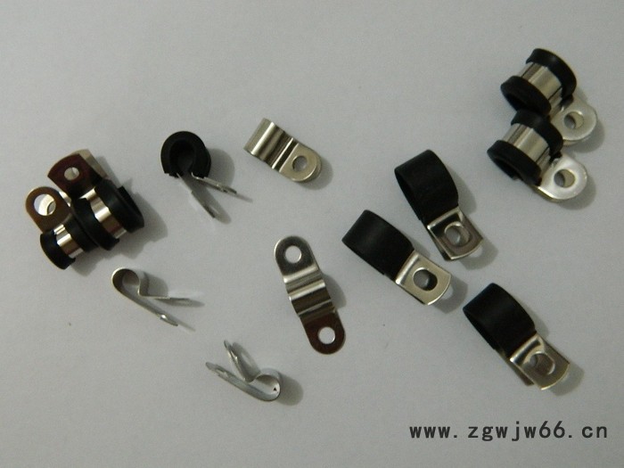 R型金属管夹  单边金属管夹 包塑管夹 金属紧固夹卡子 管线配件福莱通直供，价格便宜图2