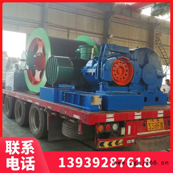 单滚筒JTPB1.6米绞车 2米矿用提升绞车 三型凿井井架源头好货