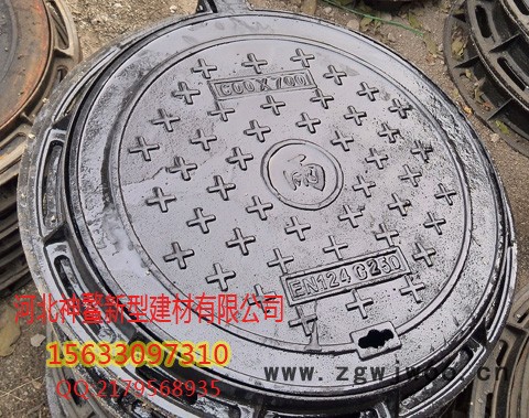 龟牌B125/D400重型球墨铸铁井盖**图4