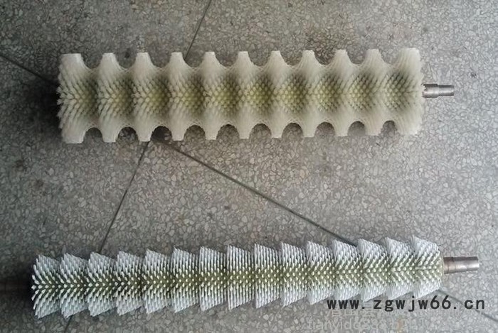 清洗机械滚筒毛刷 高弹性耐磨尼龙除尘毛刷辊 滚筒空心清洗毛刷图5