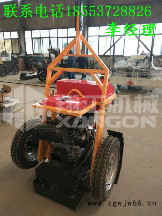 马路切圆机    马路切割机   遥控切割机   路面切园机   水泥路面切井盖机   沥青井盖切割机图2