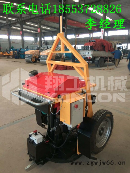 马路切圆机    马路切割机   遥控切割机   路面切园机   水泥路面切井盖机   沥青井盖切割机图4