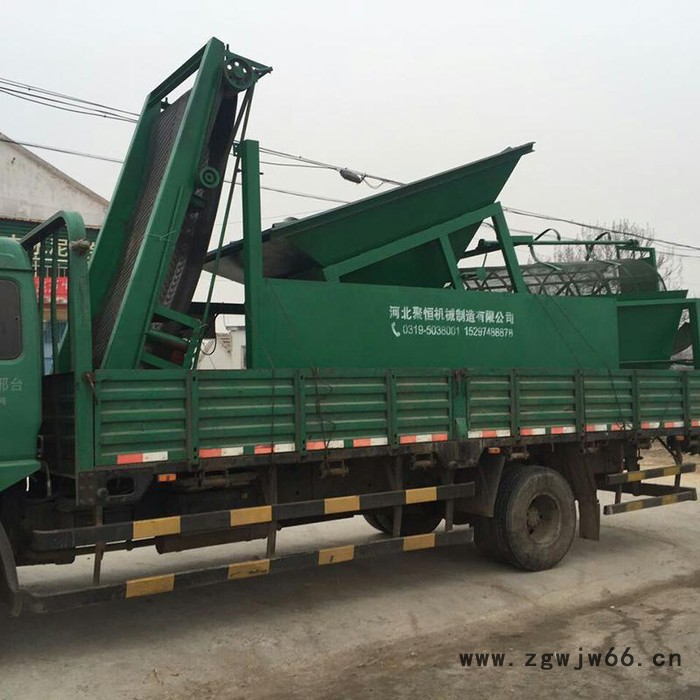 振动筛沙机/ 滚筒筛沙机/建筑工地**筛沙机/沙场专用洗沙机/ 聚恒筛沙机图5