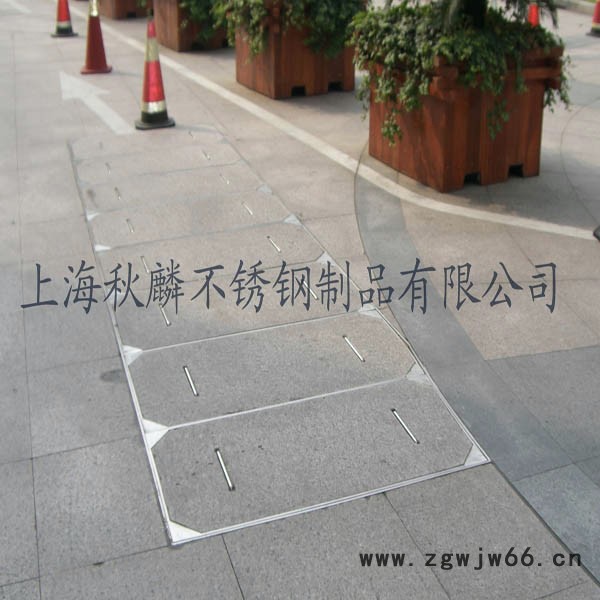 厂家供应方形全不锈钢隐形井盖800*800图3