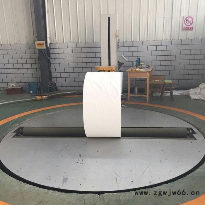 山东大宏 HYP3200F-AU 圆筒缠绕机 回转支承结构滚筒缠绕机 二次元打包机 可加称重功能 定制圆筒缠绕机图2