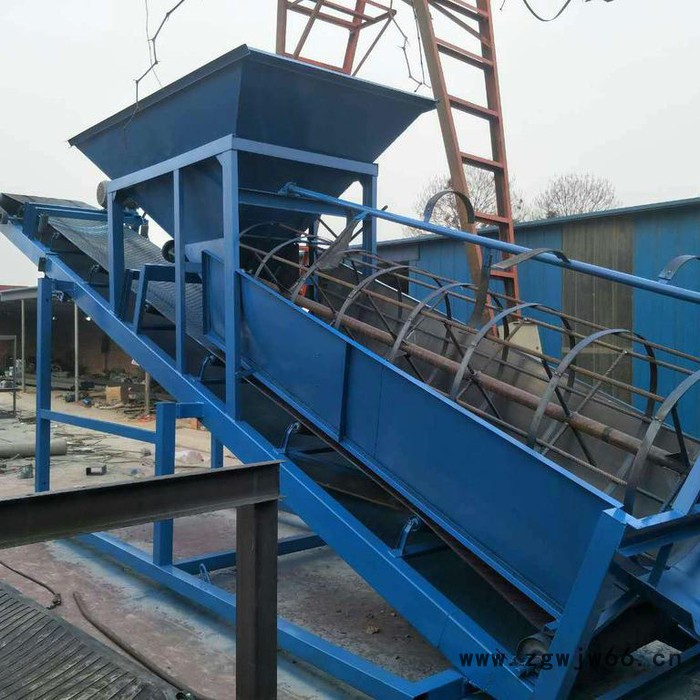 **大型滚筒筛沙机 折叠型震动沙石分离机 50型矿用石料筛沙机 筛沙子机子图4