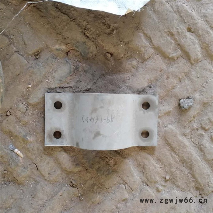 M1-7双排螺栓管夹 石油化工管道用扁钢管夹 河北齐鑫厂家支持定制图2