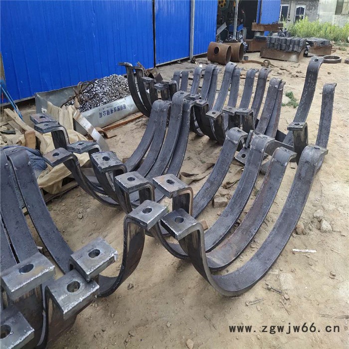 齐鑫A4 紧固管卡 导向管卡 双排螺栓管夹 基准型双螺栓管夹 化工厂配件 发货及时图4