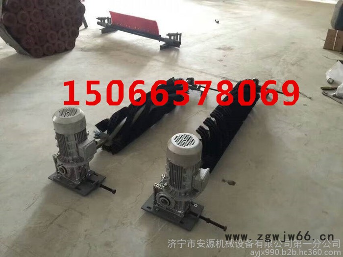 皮带机电动滚筒刷式清扫器AYXQ-B1000 电动毛刷清扫器 旋转式滚刷清扫器图7