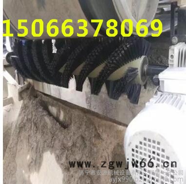 皮带机电动滚筒刷式清扫器AYXQ-B1000 电动毛刷清扫器 旋转式滚刷清扫器图2