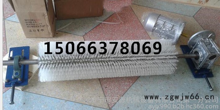 皮带机电动滚筒刷式清扫器AYXQ-B1000 电动毛刷清扫器 旋转式滚刷清扫器图8