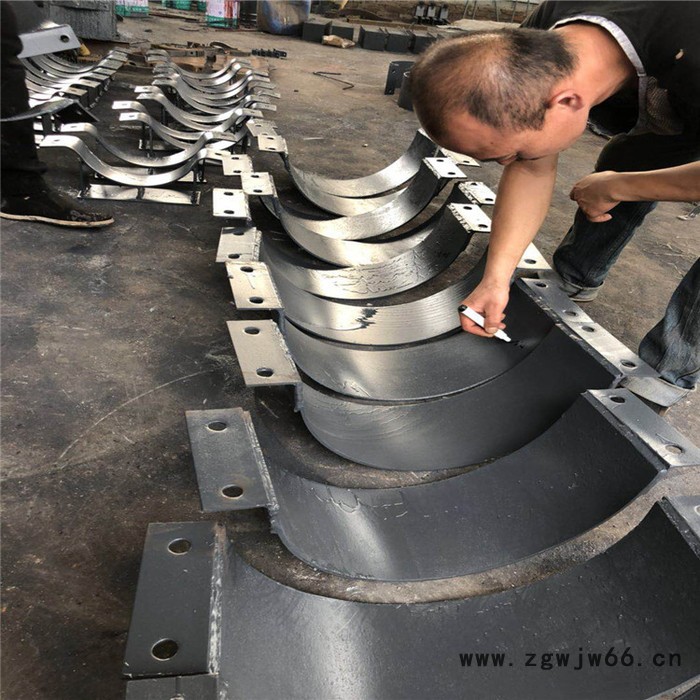 齐鑫管道弹簧支吊架生产厂家 双排螺栓管夹图4