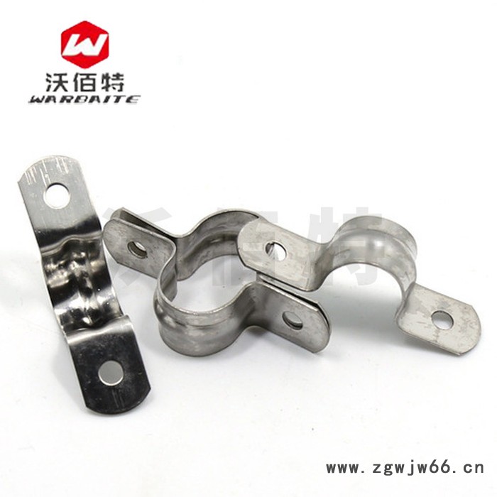 304不锈钢 管卡管夹 骑马卡 管支架管扣喉箍 水管夹U型卡5-80图2