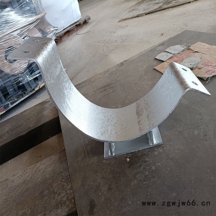 管夹导向支座 Z1管夹固定支座实体厂家 河北广拓认证负责图2