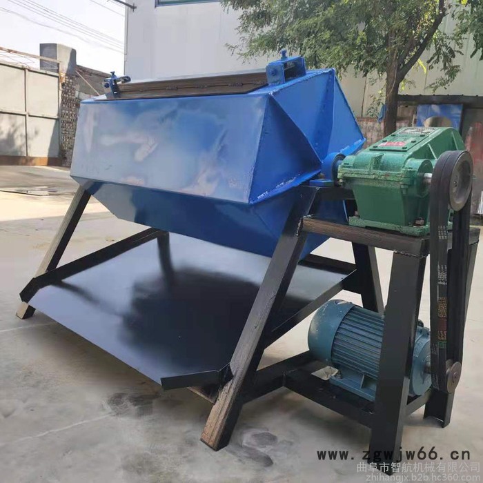 智航滚筒铁件翻新抛光机 加厚六角滚筒除锈机  多功能除锈机厂家