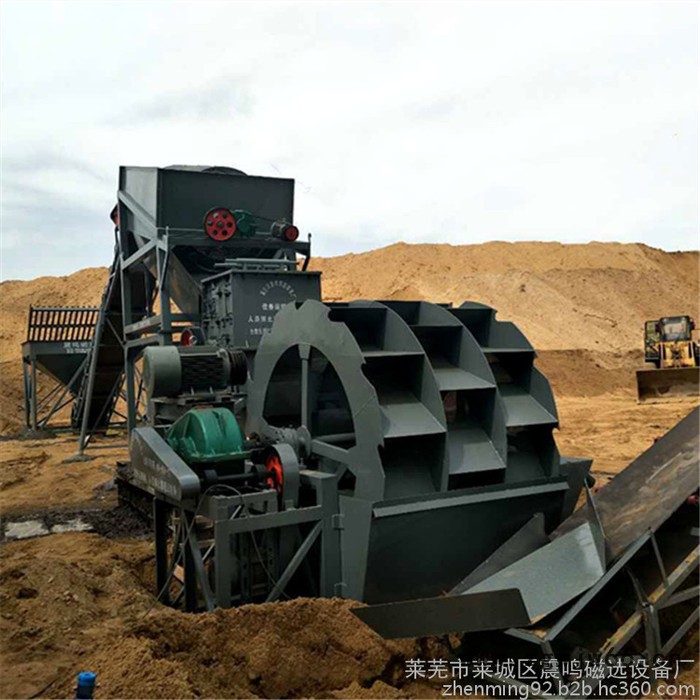 震鸣3000洗砂机 轮斗式洗砂机 新型洗砂机 大型洗砂机 滚筒洗砂机图7
