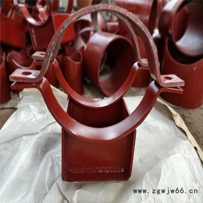 厂家供应水平管道钢管夹CA201（650） 华陆管道管夹滑动支座图3